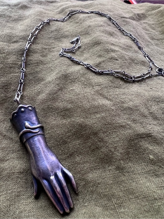Blood Milk Jewelry - Bloodmilk Jewels The Medium - Large Victorian Hand Necklace